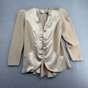 Giovanni Vintage Satin Tailcoat Jacket M